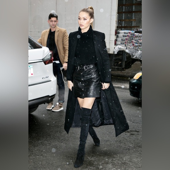 Stuart Weitzman black suede Tieland over-the-knee boots - size 9 - Picture 7 of 16